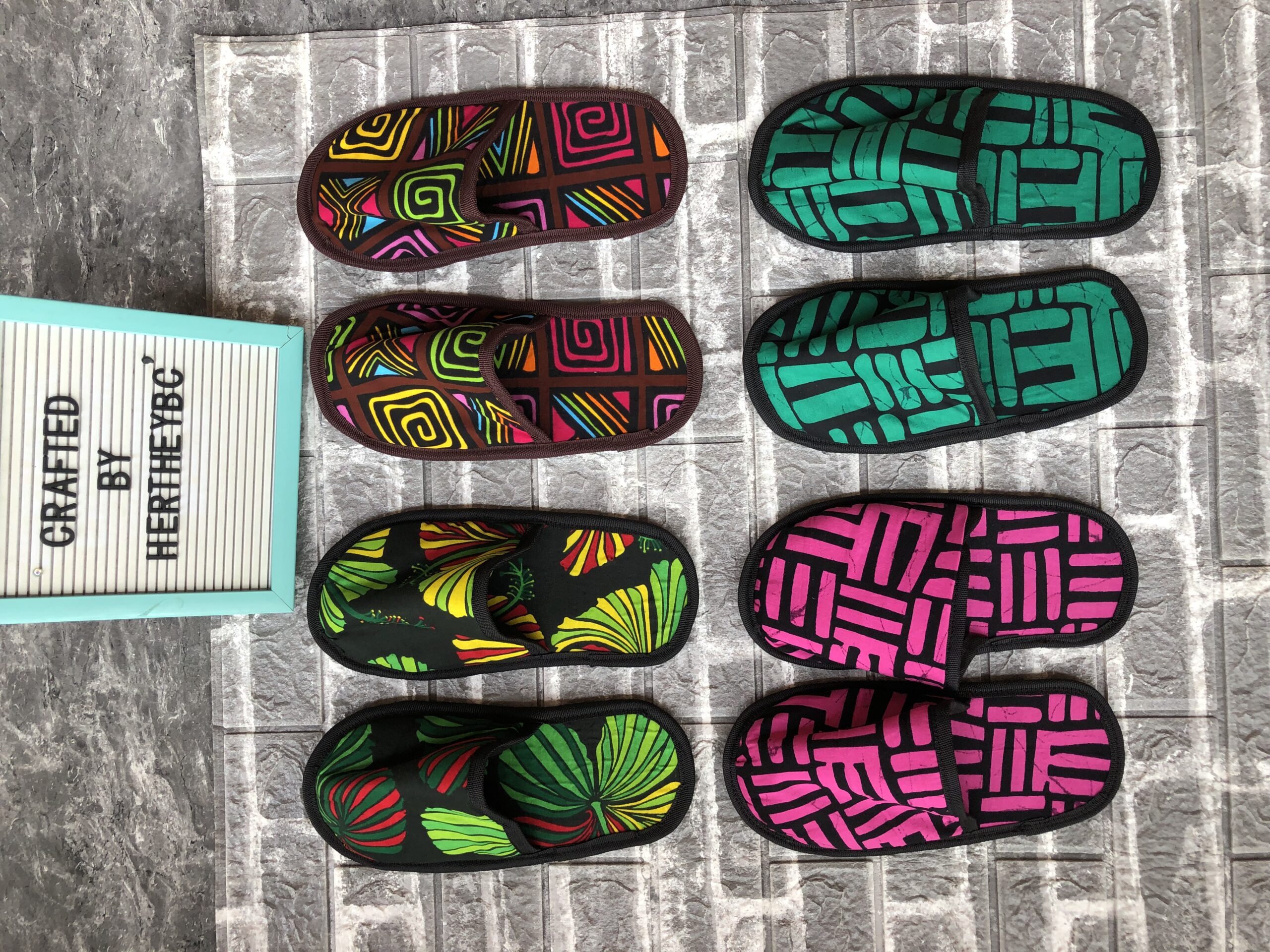 Ankara indoor shoes