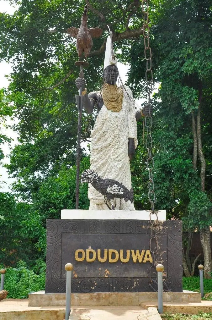 one of the famous Yoruba landmarks- Oduduwa